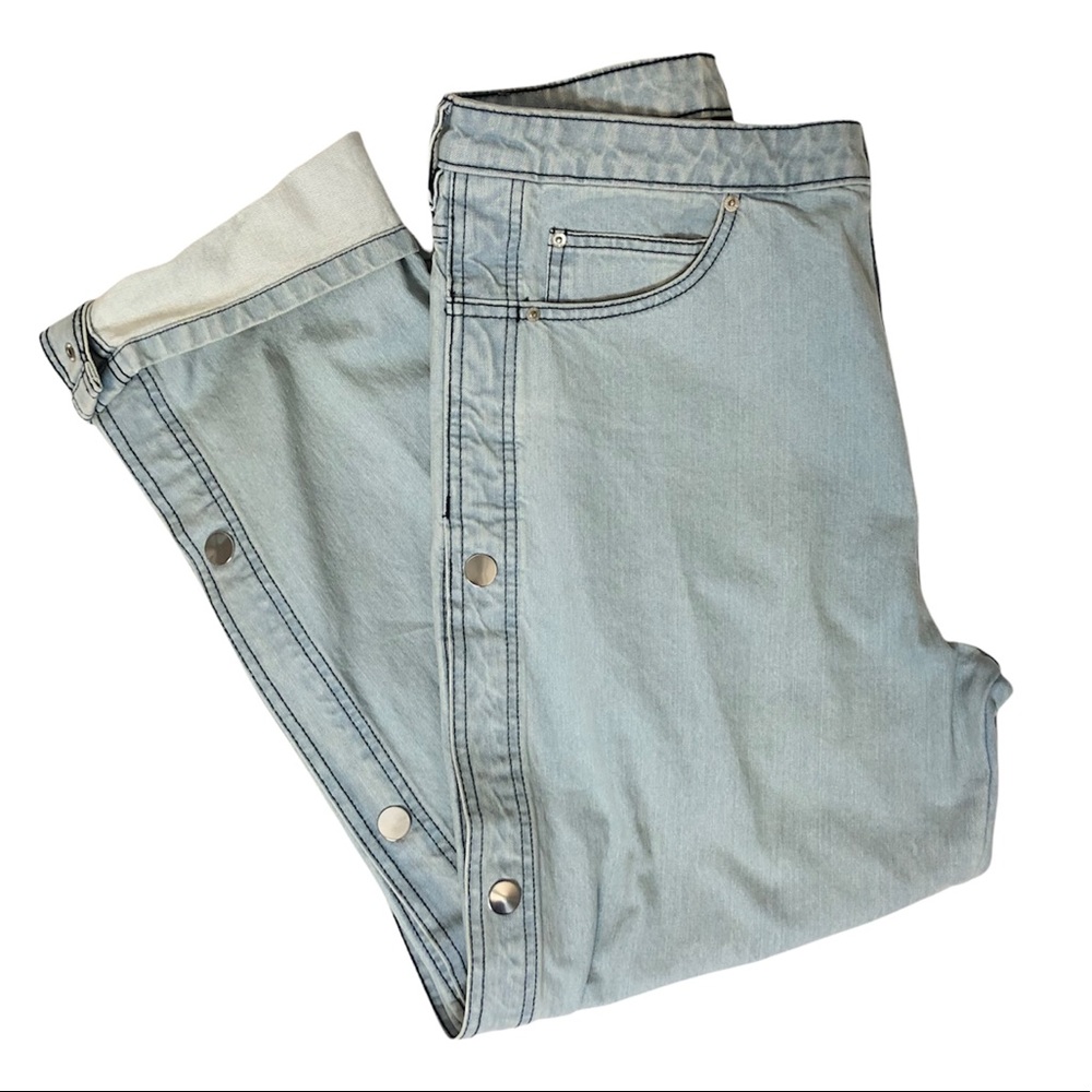 UO • BDG Baggy Side Buttons Jeans 34 NWOT